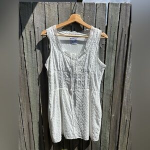 With Jean White Adeline Mini Dress XL